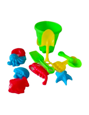 Set of 10 Beach Toys mini size