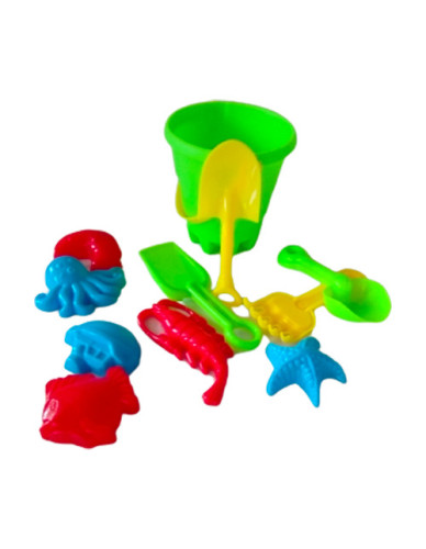 Set of 10 Beach Toys mini size