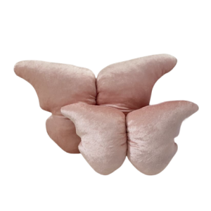Σετ μαξιλαρια πεταλούδας baby pink