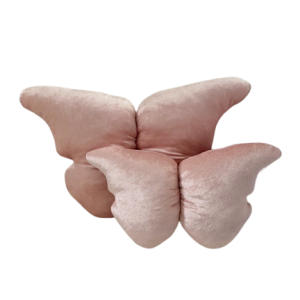 Σετ μαξιλαρια πεταλούδας baby pink