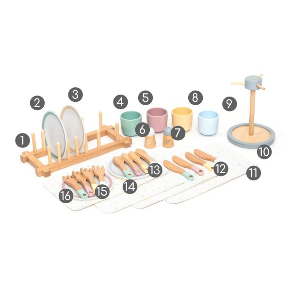 Ξύλινο Σερβίτσιο Φαγητού