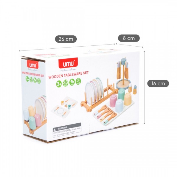 Ξύλινο Σερβίτσιο Φαγητού