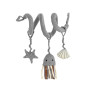 Fabric hanging activity toy  grey