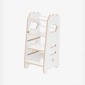 ???? Plush Nest Ξύλινος πύργος εκμάθησης 2 επιπέδων Cloud Wooden Play