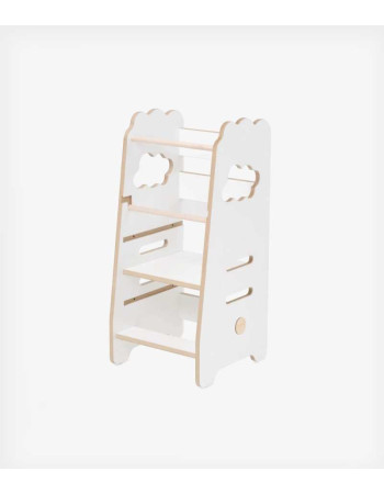 ???? Plush Nest Ξύλινος πύργος εκμάθησης 2 επιπέδων Cloud Wooden Play