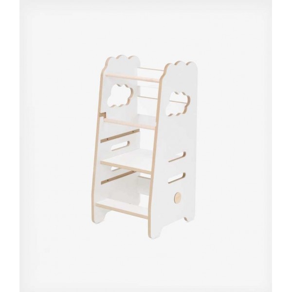 ???? Plush Nest Ξύλινος πύργος εκμάθησης 2 επιπέδων Cloud Wooden Play