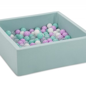 Mint square ball pool with 220 balls