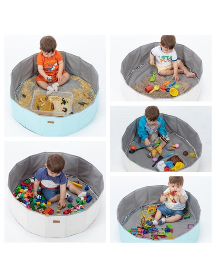 Bubbles Lover Ball Pit made of Fabric for 3+ Years Blue
