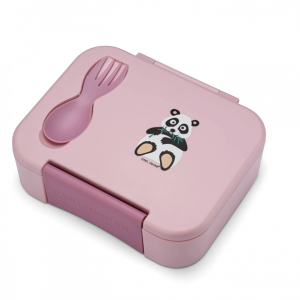 CARL OSCAR. Φαγητοδοχείο με χωρίσματα BentoBOX Πάντα - Ροζ