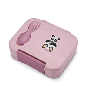 CARL OSCAR. Φαγητοδοχείο με χωρίσματα BentoBOX Πάντα - Ροζ