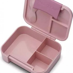 CARL OSCAR. Φαγητοδοχείο με χωρίσματα BentoBOX Πάντα - Ροζ