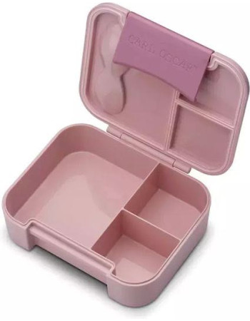 CARL OSCAR. Φαγητοδοχείο με χωρίσματα BentoBOX Πάντα - Ροζ