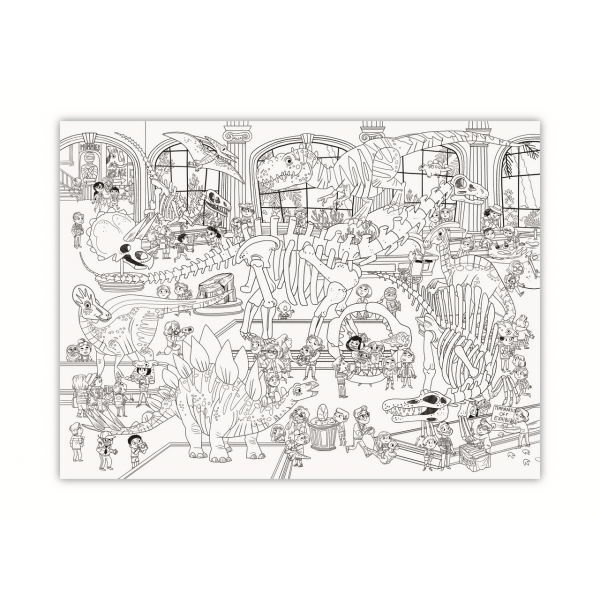 Αφίσα Γίγας Για Ζωγραφική Δεινόσαυροι 112x83,5cm