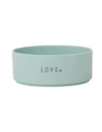 Design Letters: Μπολ από Tritan - Mini favourite "Love'' Green Ύ: 4 εκ. - Δ: 11 εκ.