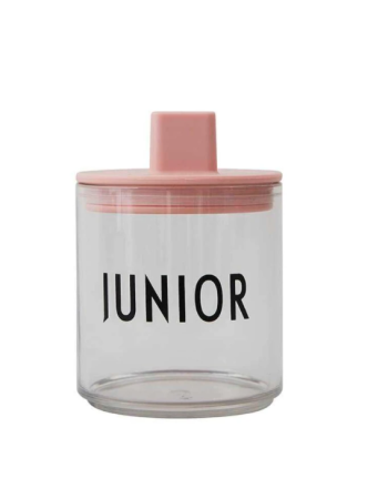 Ποτήρι Tritan ''JUNIOR' με καπάκι ροζ 6 μηνών