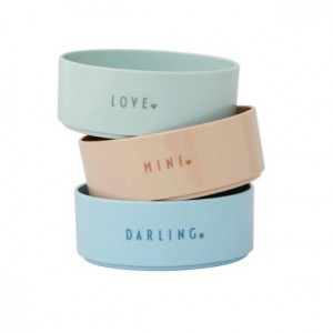 Design Letters: Μπολ από Tritan - Mini favourite "Love'' Green Ύ: 4 εκ. - Δ: 11 εκ.