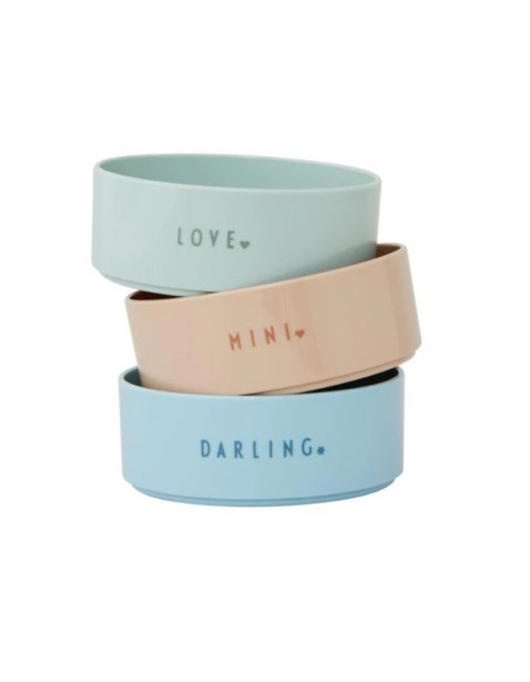 Design Letters: Μπολ από Tritan - Mini favourite Love Green Ύ: 4 εκ. - Δ: 11 εκ.