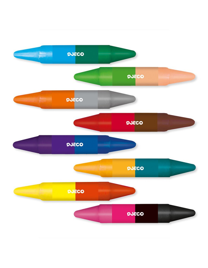 Djeco Crayons Set  8 Colours