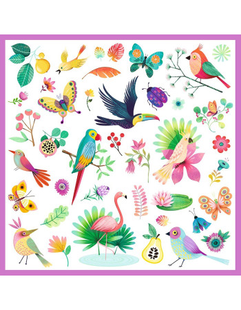 160 Djeco Stickers tropical