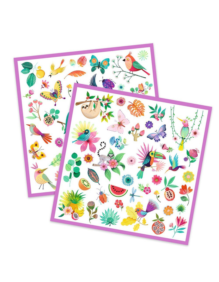 160 Djeco Stickers tropical