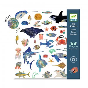 160 Djeco Stickers -sea