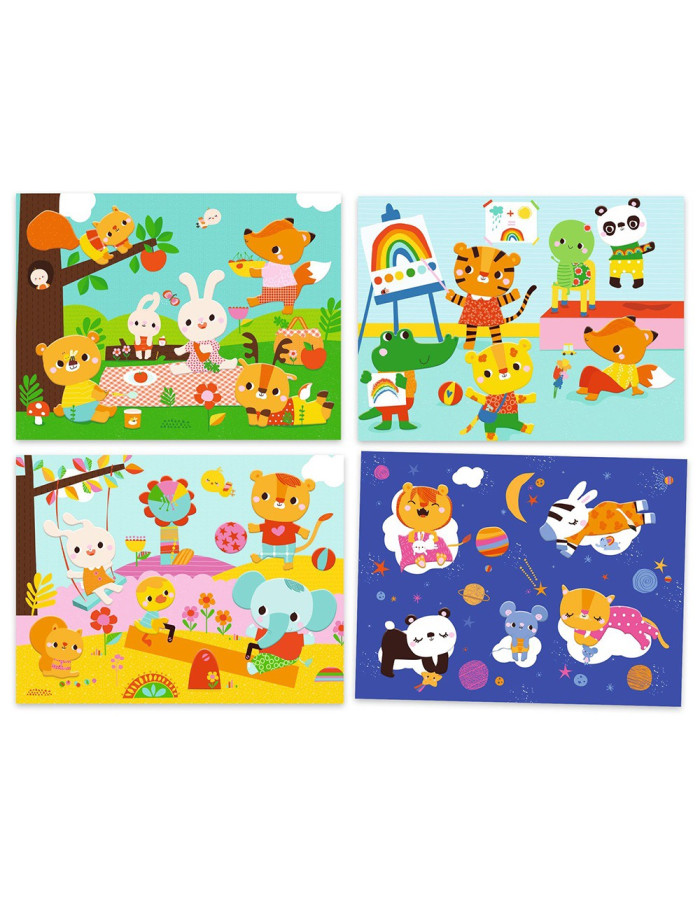 Djeco Collage travel Kid 1.5++ years Djeco Collage travel Kid 1.5++ years