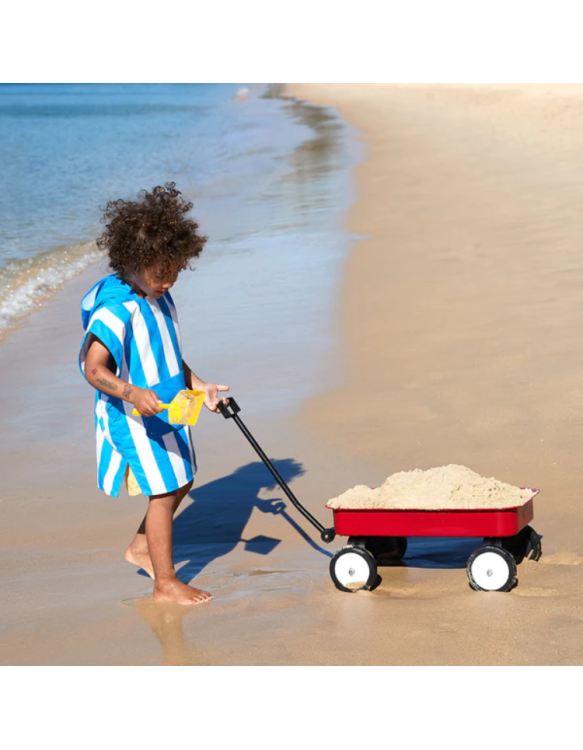 Dock & Bay Quickdry Bondi Kids Beach Poncho Blue 56 x 42cm