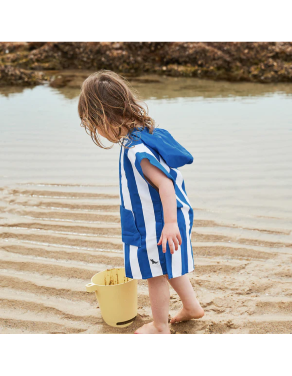 Dock & Bay Quickdry Fever Kids Beach Poncho Blue