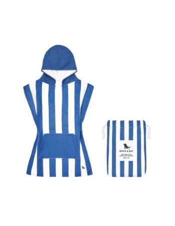 Dock & Bay: Παιδικό πόντσο Quickdry - Whitsunday Blue Microfiber (Μικροϊνες) Διάσταση Πόντσο: 75x55cm