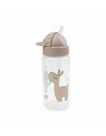 Done by Deer Πλαστικό Παγούρι με Καλαμάκι Lalee Sand 350ml