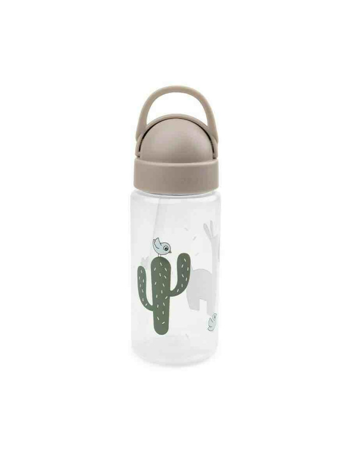 Done by Deer Kids Plastic Water Bottle with Straw Lalee Sand 350ml Done by Deer Kids Plastic Water Bottle with Straw Lalee Sand 350ml