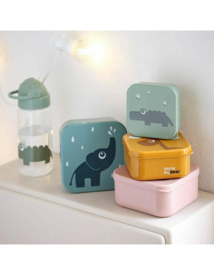Done by Deer Feeding Set Deer Friends from Plastic Multicolour 3pcs