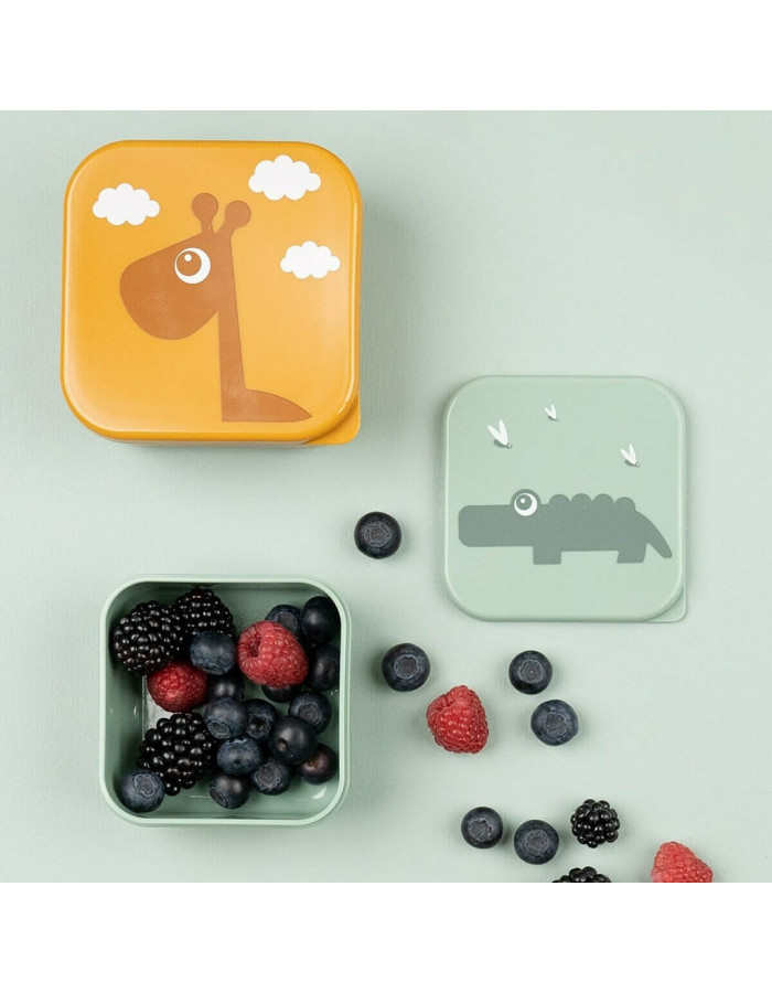 SNACK BOX 3 τμχ Deer friends Blue Mix