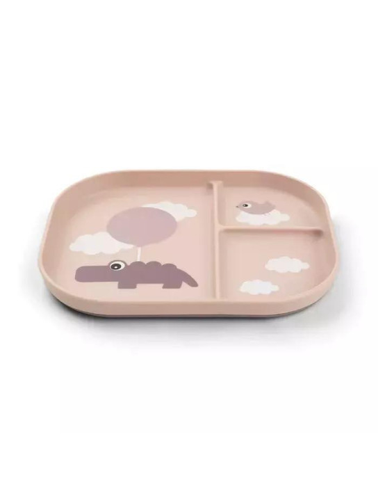 Done by Deer Plastic Toddler Plate Powder