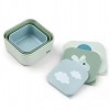 Done by Deer Happy Clouds Πλαστικό Παιδικό Σετ Φαγητού 0.24lt Πράσινο