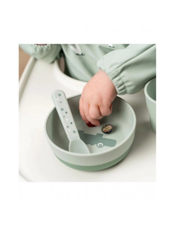 Done by Deer Plastic Toddler Bowl Green