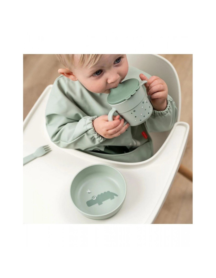 Done by Deer Plastic Toddler Bowl Green