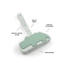 Done by Deer Case Pacifier Croco made of Silicone Green