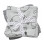 Done by Deer Muslin Swaddle Blanket Contour Gray 70x70cm 2pcs