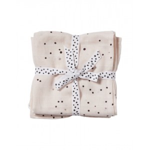 Βρεφική Πάνα Αγκαλιάς Σετ 2 Τμχ Dreamy Dots Powder