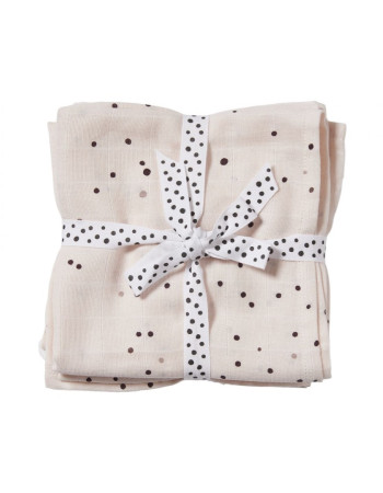 Βρεφική Πάνα Αγκαλιάς Σετ 2 Τμχ Dreamy Dots Powder