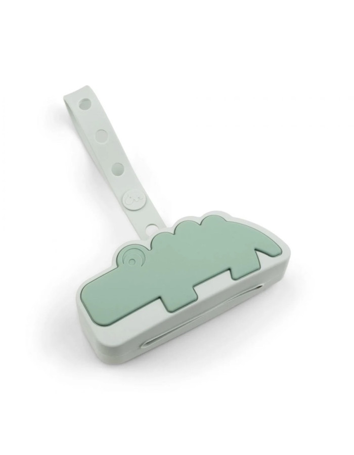 Done by Deer Case Pacifier Croco made of Silicone Green