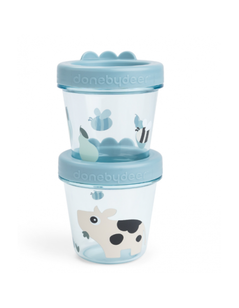 Done by Deer Plastic Kids Food Container 0.15lt Pink x 8cm Done by Deer Plastic Kids Food Container 0.15lt Pink x 8cm
