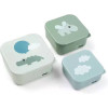 Done by Deer Happy Clouds Plastic Kids Lunch Set 0.24lt Green