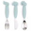 Done by Deer Baby Cutlery Set Animals made of Metal 3pcs Blue