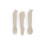 Done by Deer Baby Cutlery Set made of Silicone 3pcs Sand
