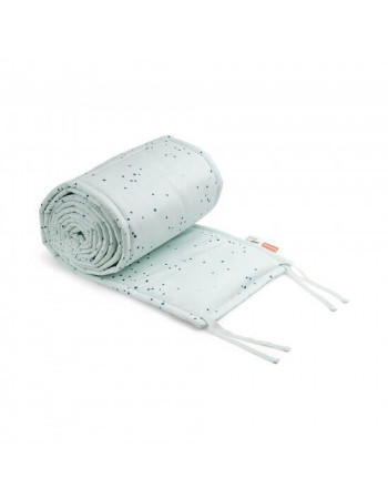 Done by Deer Crib Bumpers Inside Blue 30x360cm Done by Deer Crib Bumpers Inside Blue 30x360cm