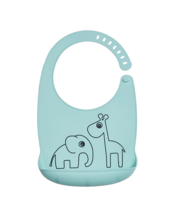 Παιδική Σαλιάρα Done By Deer Silicone Bib Deer Friends Blue