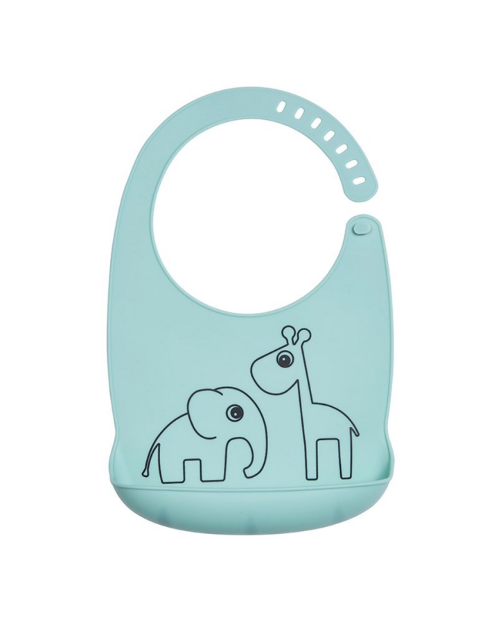 Παιδική Σαλιάρα Done By Deer Silicone Bib Deer Friends Blue