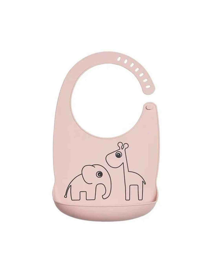 Παιδική Σαλιάρα Done By Deer Silicone Bib Deer Friends Powder Done By Deer